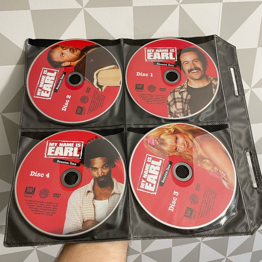 My Name is Earl DVD - Seasons 1 and 2, disc only